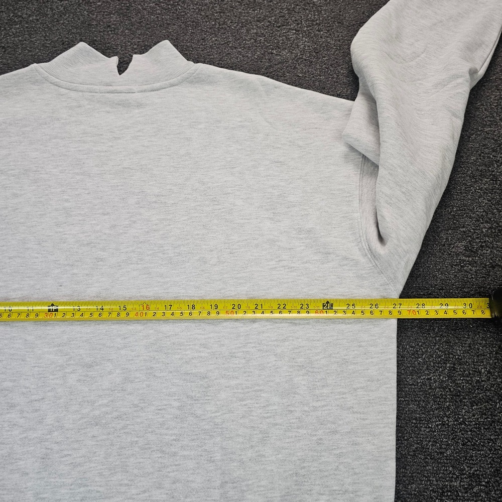 47 Brand Green Bay Packers Sweatshirt Womens Large Mock Neck Cropped Grey NWT - Picture 9 of 10